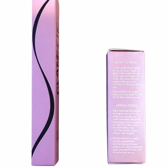 Glamnetic Magnetic Liquid Eyeliner 4.3ml + Brush-On Nail Glue 7ml | New Bundle - Picture 2 of 4